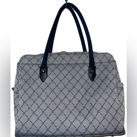 Pierre Cardin Logo Tote, Laptop Pocket, Travel Weekend Bag, Large Purse - Picture 9 of 16